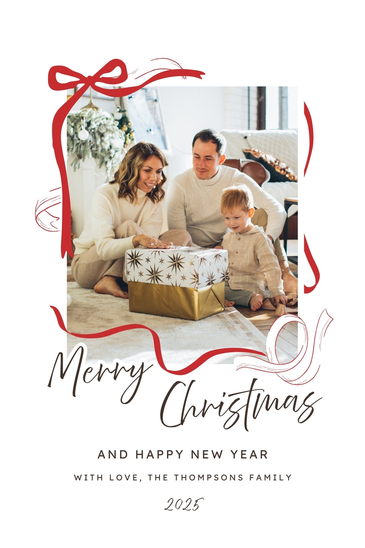 Custom Magnetic Holiday Cards (4x6in)