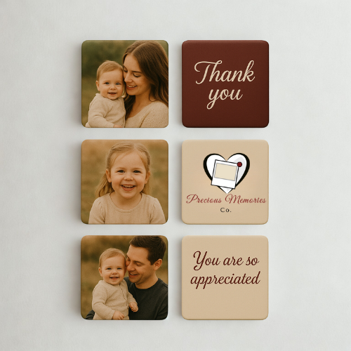 Custom Photo Magnet 2x2 – Personalized Fridge Magnet (Set of 6)